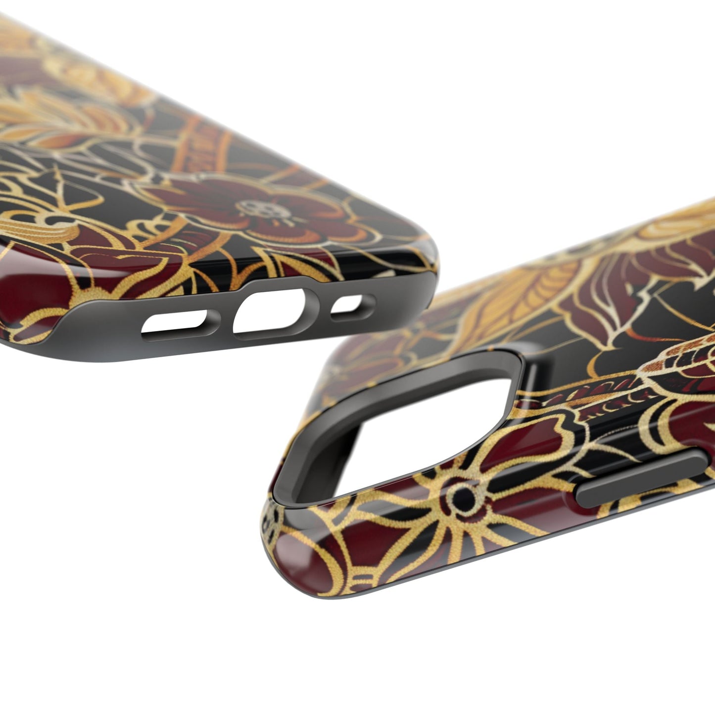 Floral Batik Magnetic Impact - Resistant Phone Case - DIGITAL X