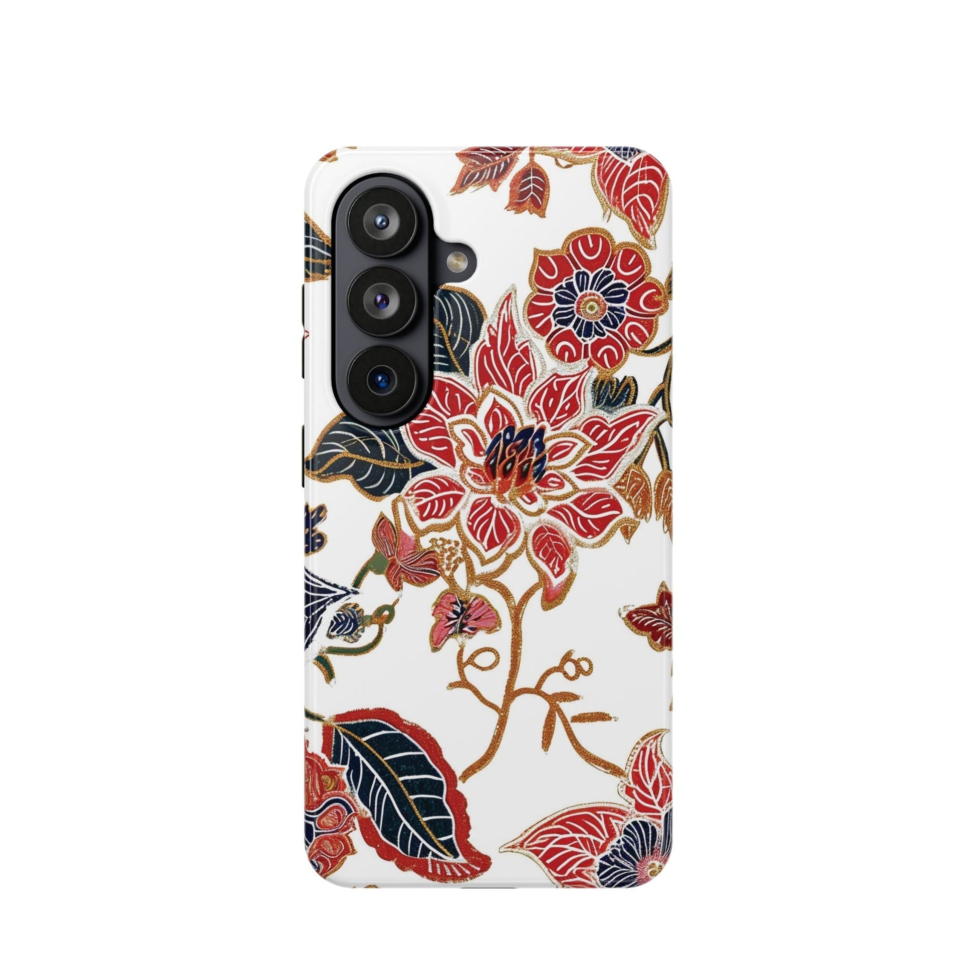 Floral Batik Magnetic Impact - Resistant Phone Case - DIGITAL X