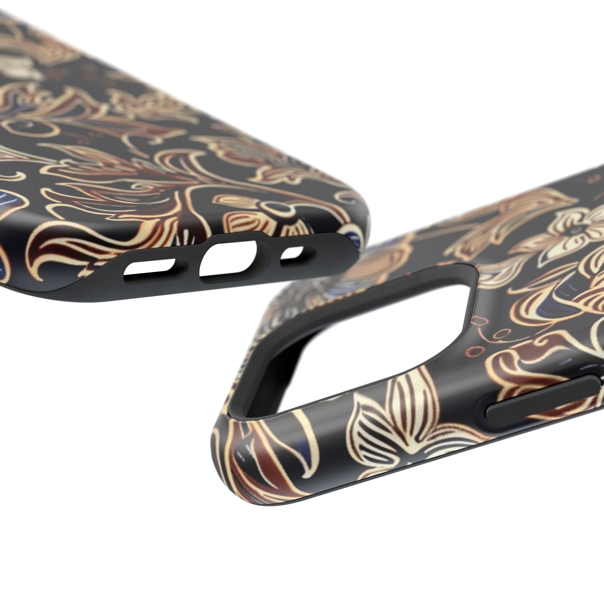 Floral Batik Magnetic Impact - Resistant Phone Case - DIGITAL X