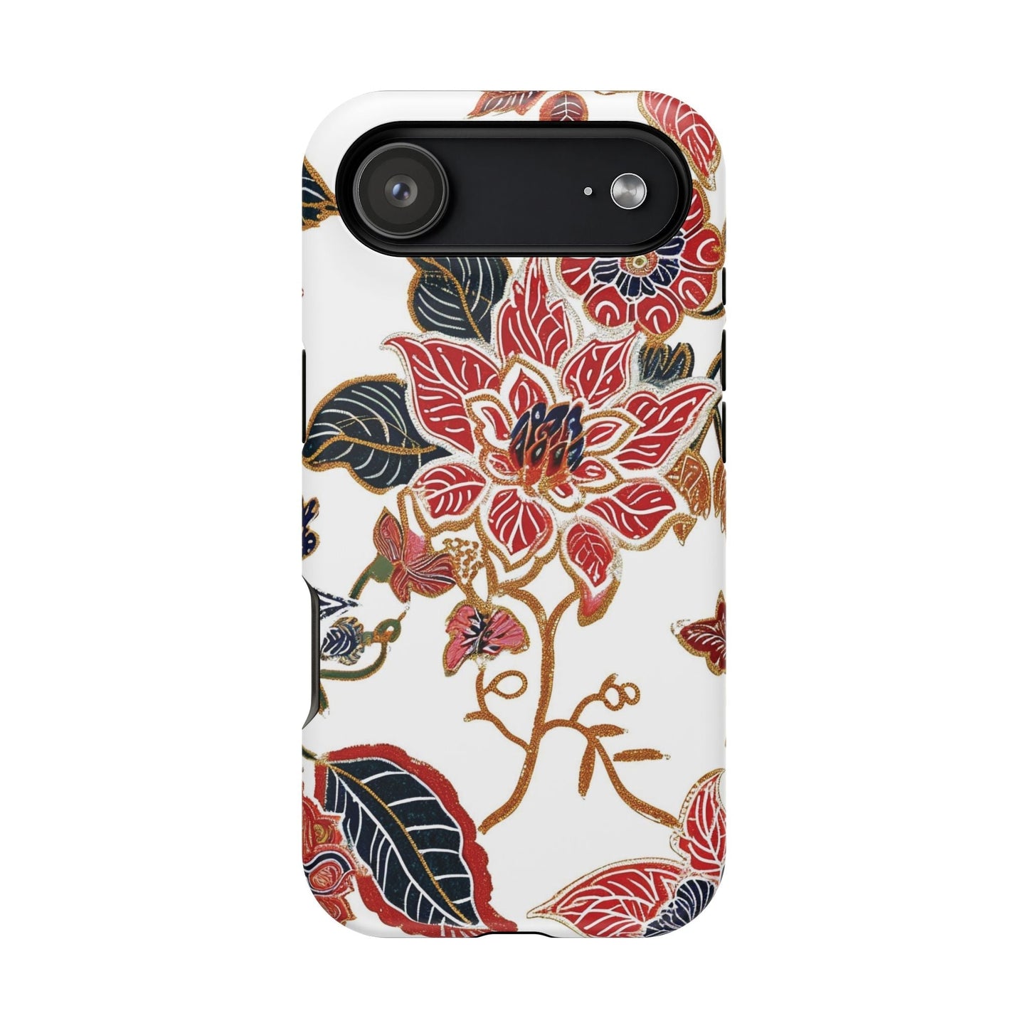 Floral Batik Magnetic Impact - Resistant Phone Case - DIGITAL X