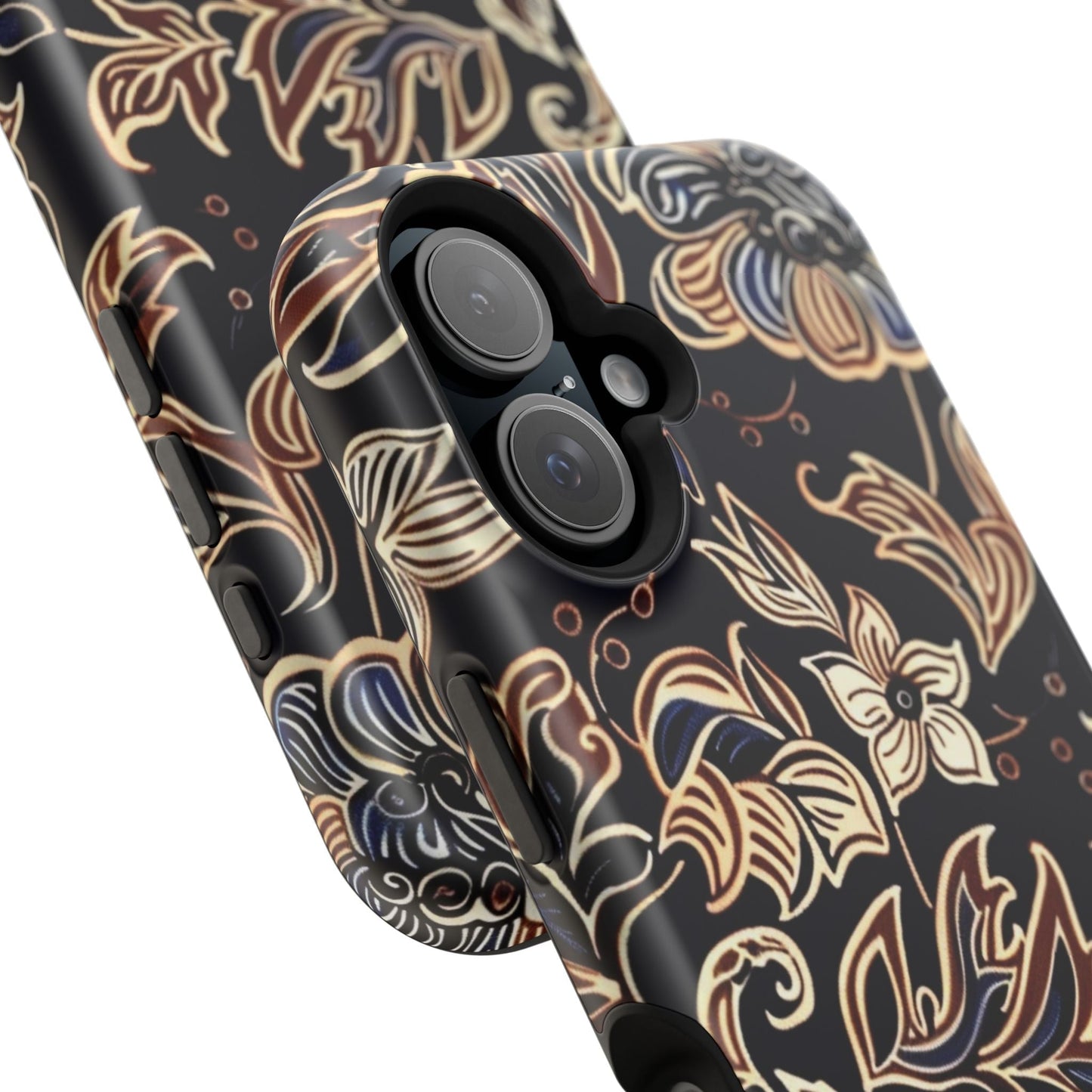 Floral Batik Magnetic Impact - Resistant Phone Case - DIGITAL X