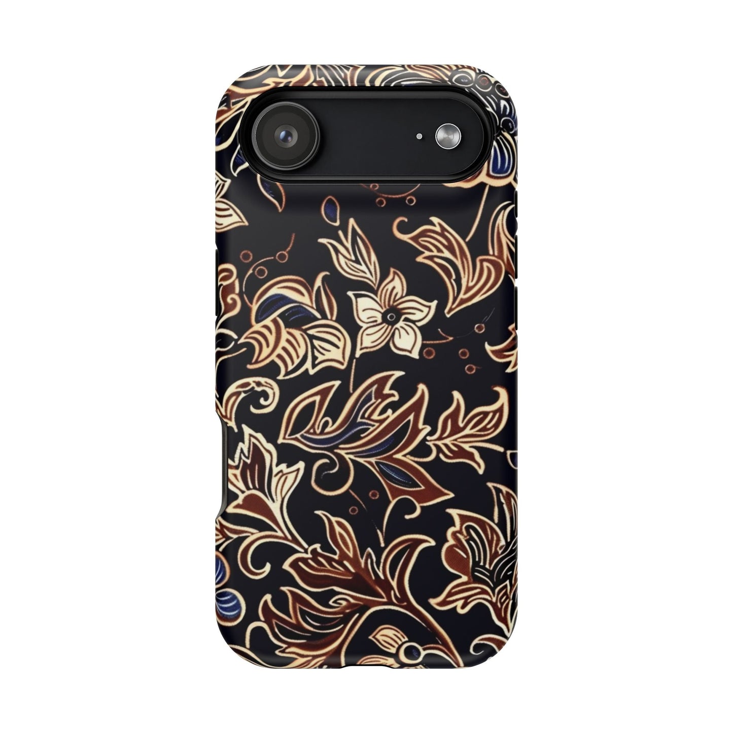 Floral Batik Magnetic Impact - Resistant Phone Case - DIGITAL X