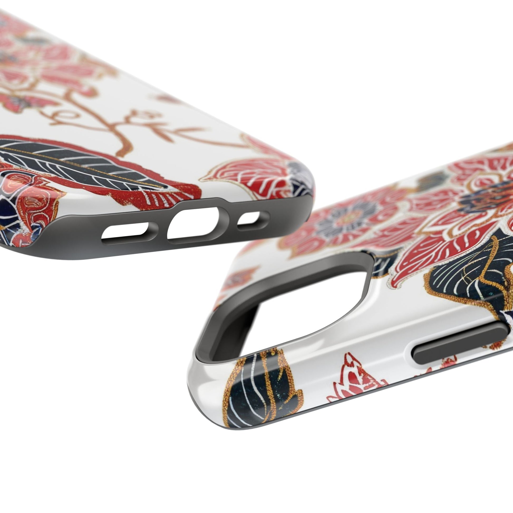 Floral Batik Magnetic Impact - Resistant Phone Case - DIGITAL X