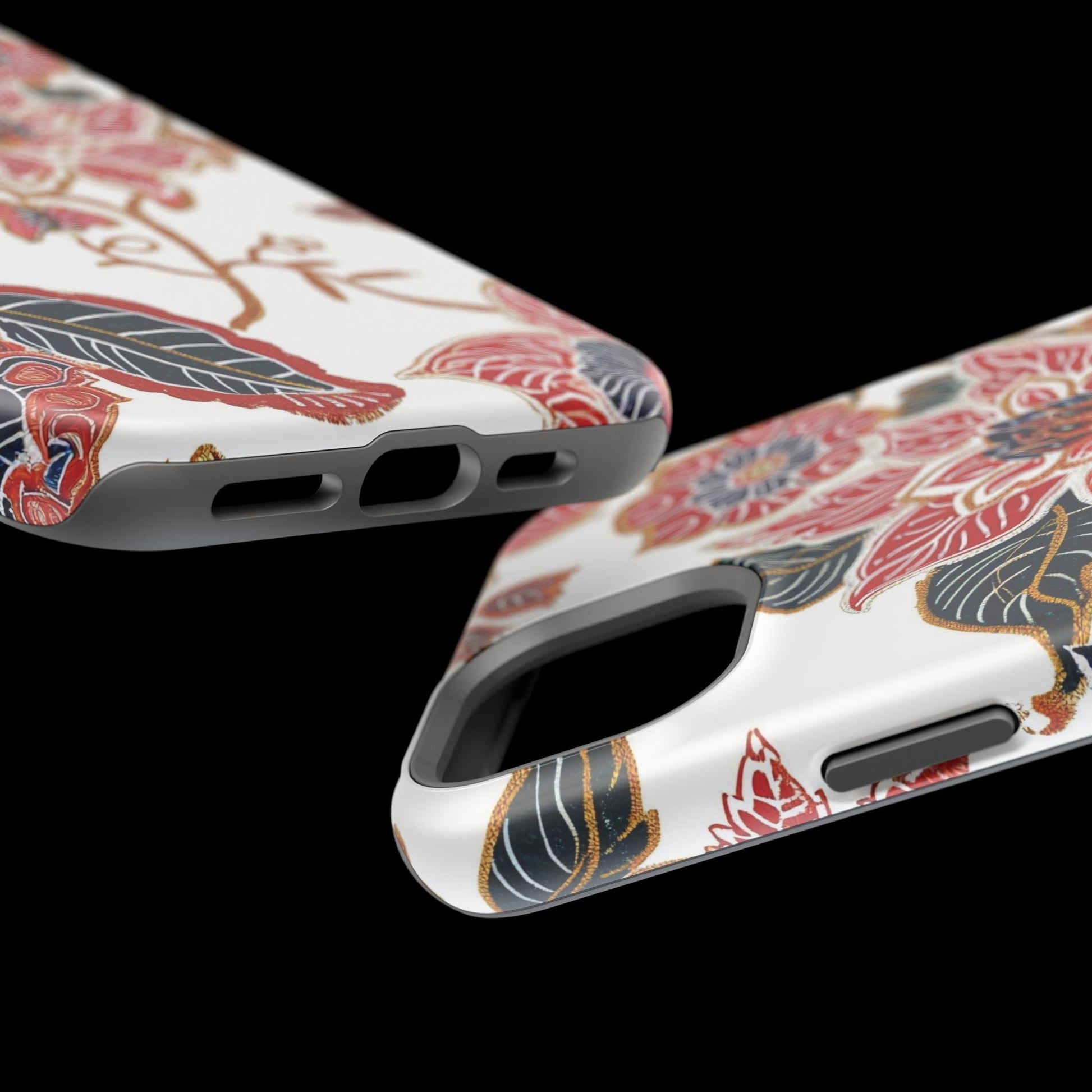 Floral Batik Magnetic Impact - Resistant Phone Case - DIGITAL X