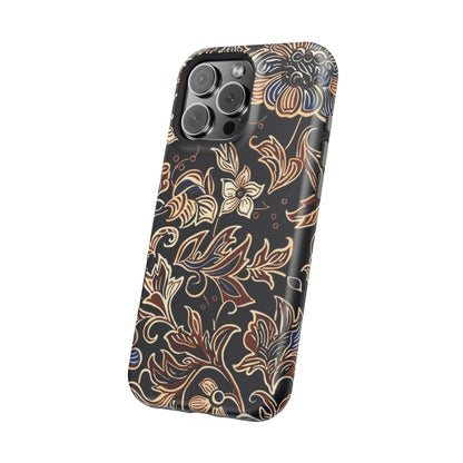Floral Batik Magnetic Impact - Resistant Phone Case - DIGITAL X