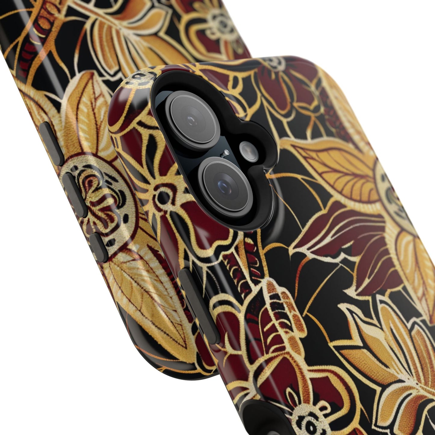 Floral Batik Magnetic Impact - Resistant Phone Case - DIGITAL X