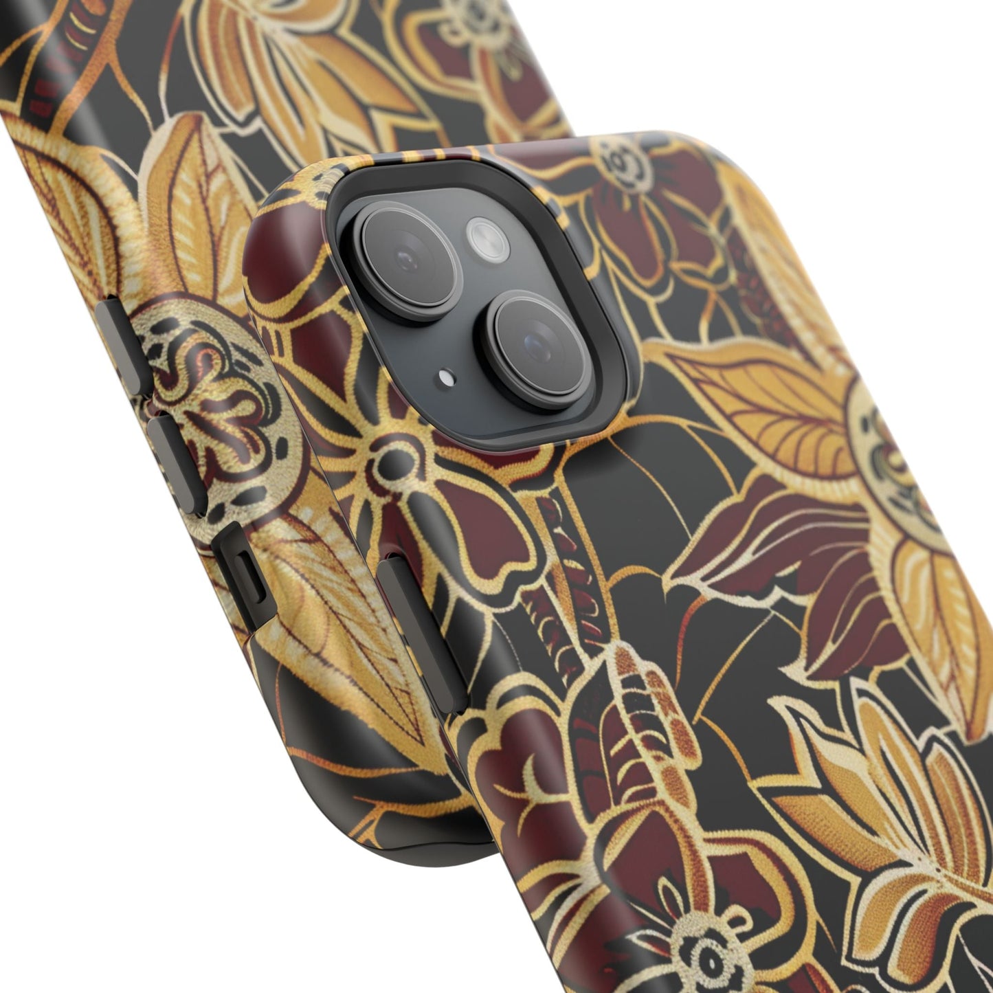 Floral Batik Magnetic Impact - Resistant Phone Case - DIGITAL X