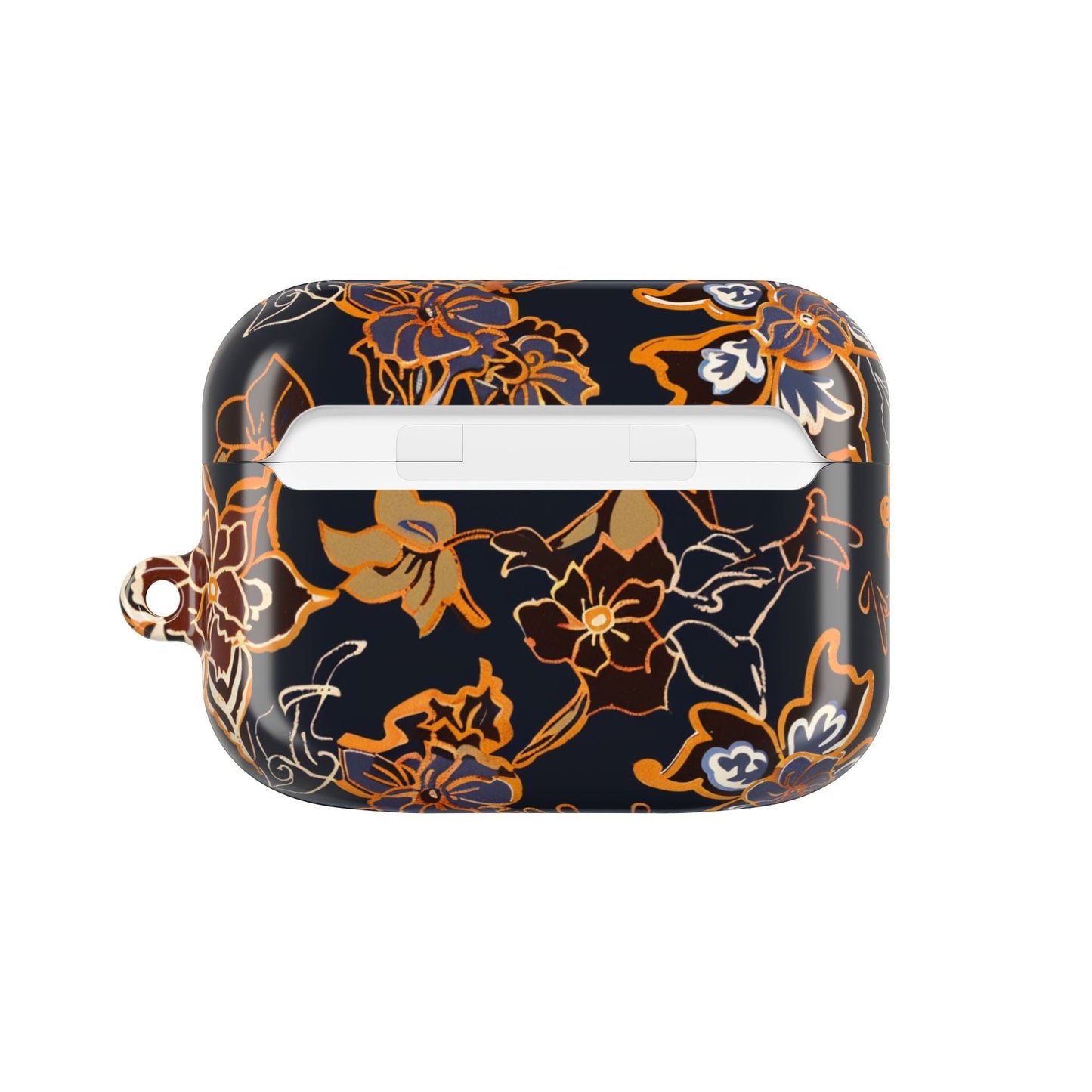 Floral Black & Gold AirPod Case — Elegant Vintage Flower Protective Cover - DIGITAL X