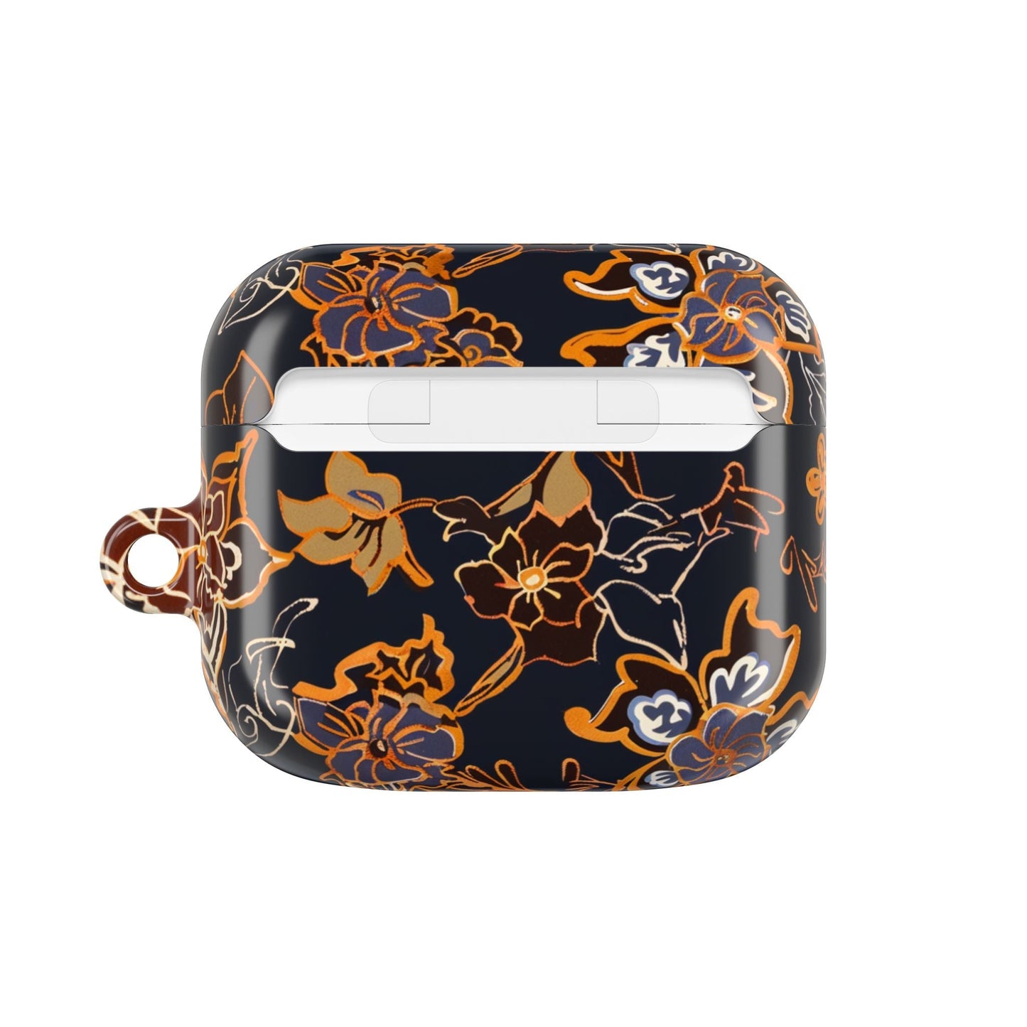 Floral Black & Gold AirPod Case — Elegant Vintage Flower Protective Cover - DIGITAL X