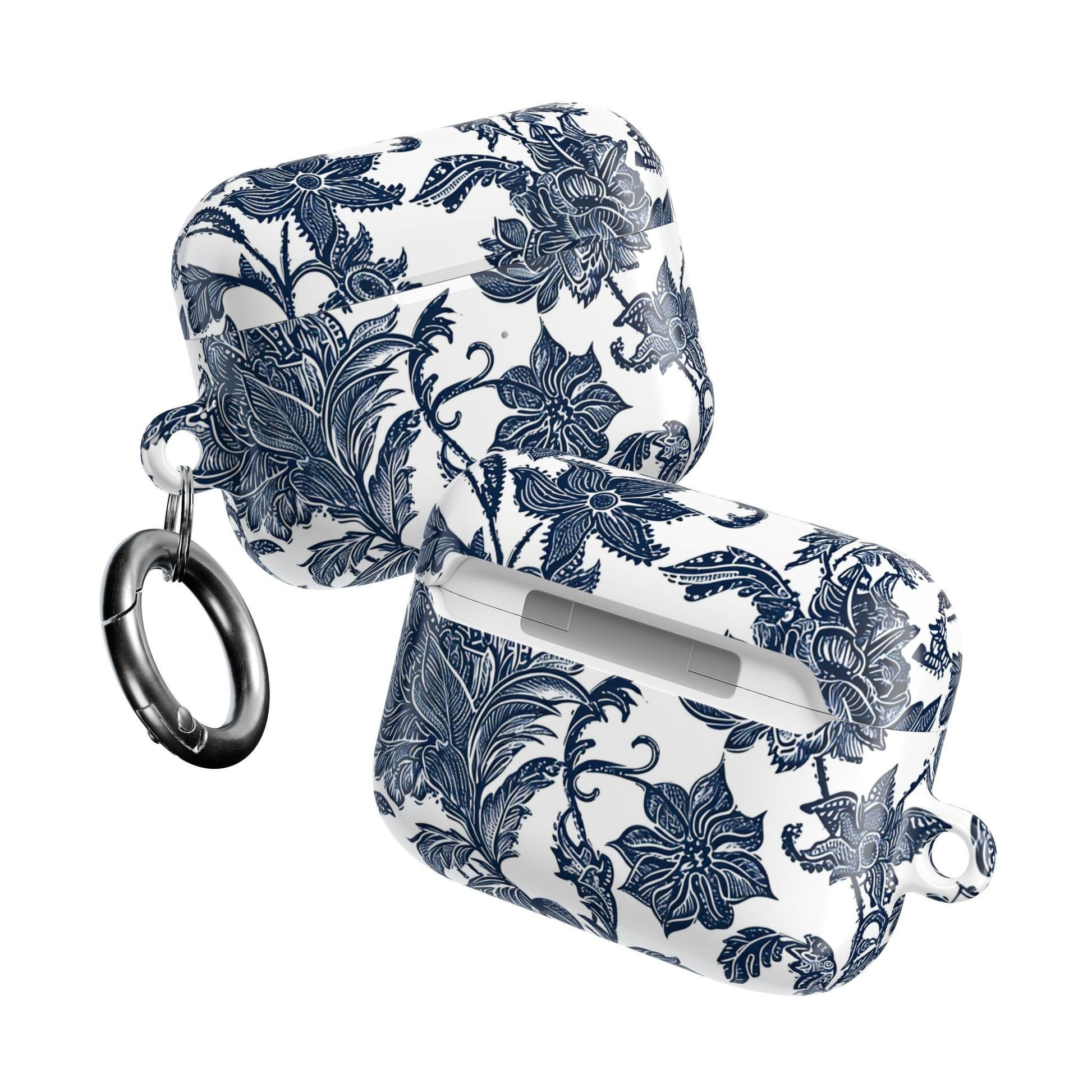 Floral Blue Porcelain AirPod Case - DIGITAL X