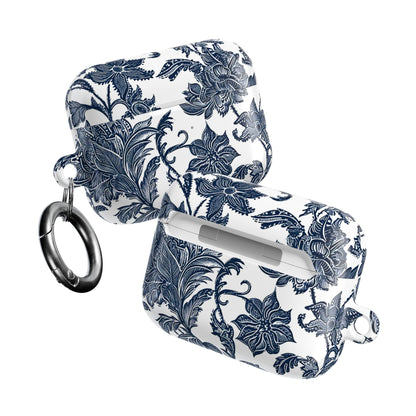 Floral Blue Porcelain AirPod Case - DIGITAL X