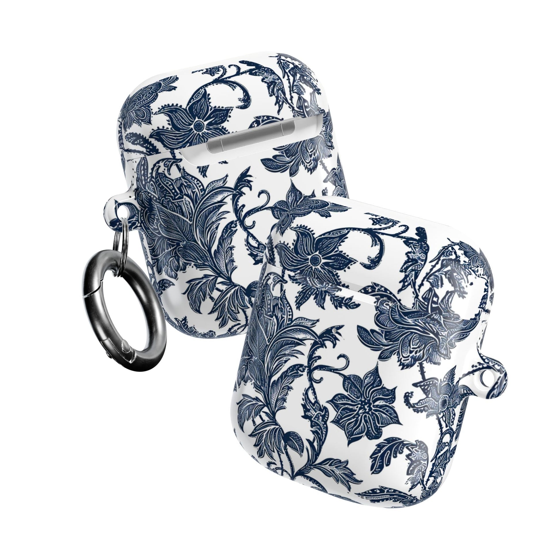 Floral Blue Porcelain AirPod Case - DIGITAL X