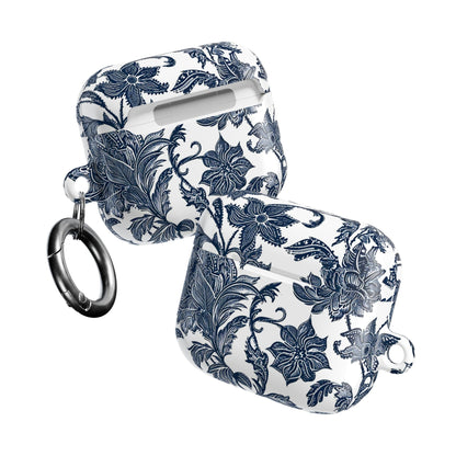 Floral Blue Porcelain AirPod Case - DIGITAL X