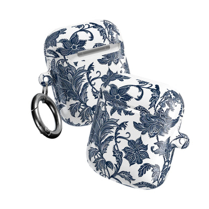 Floral Blue Porcelain AirPod Case - DIGITAL X