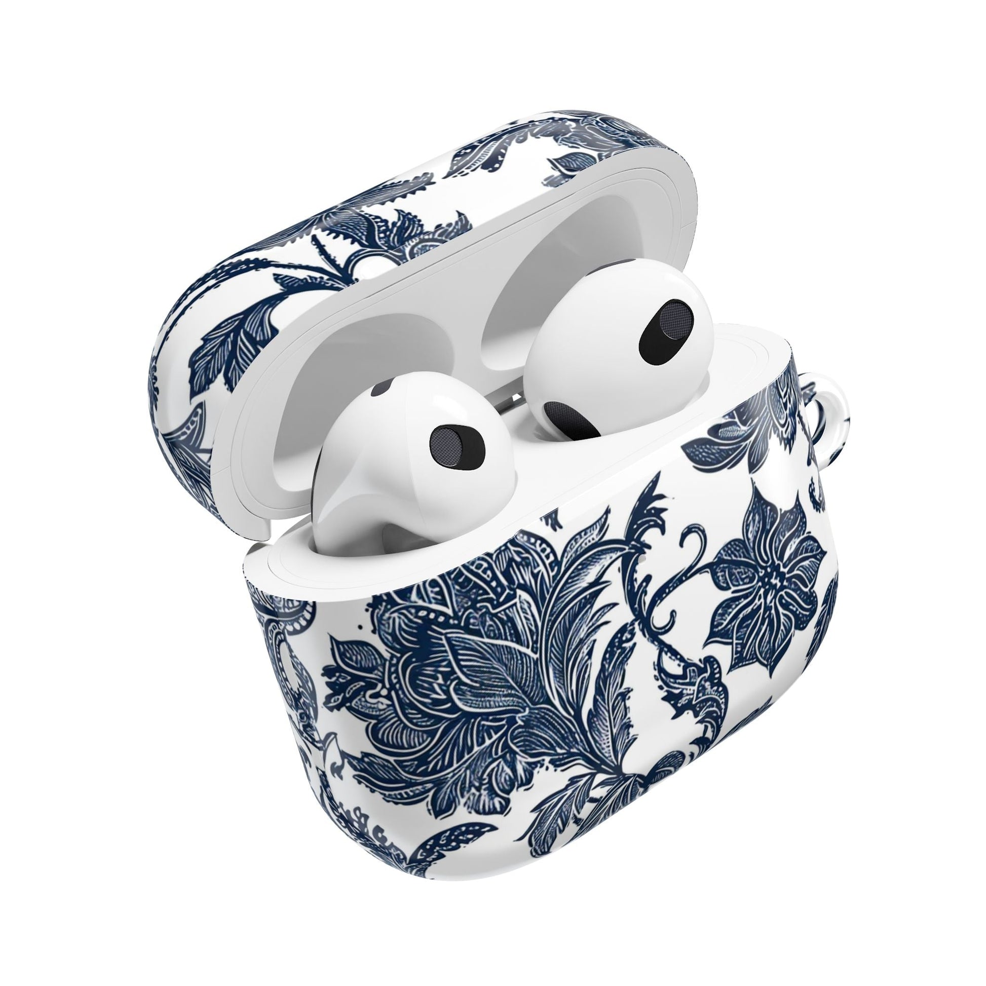 Floral Blue Porcelain AirPod Case - DIGITAL X