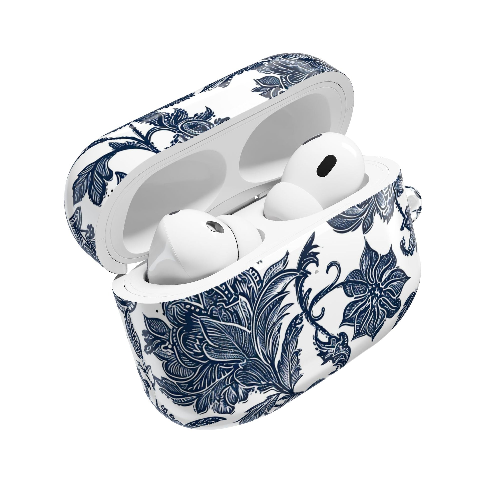 Floral Blue Porcelain AirPod Case - DIGITAL X
