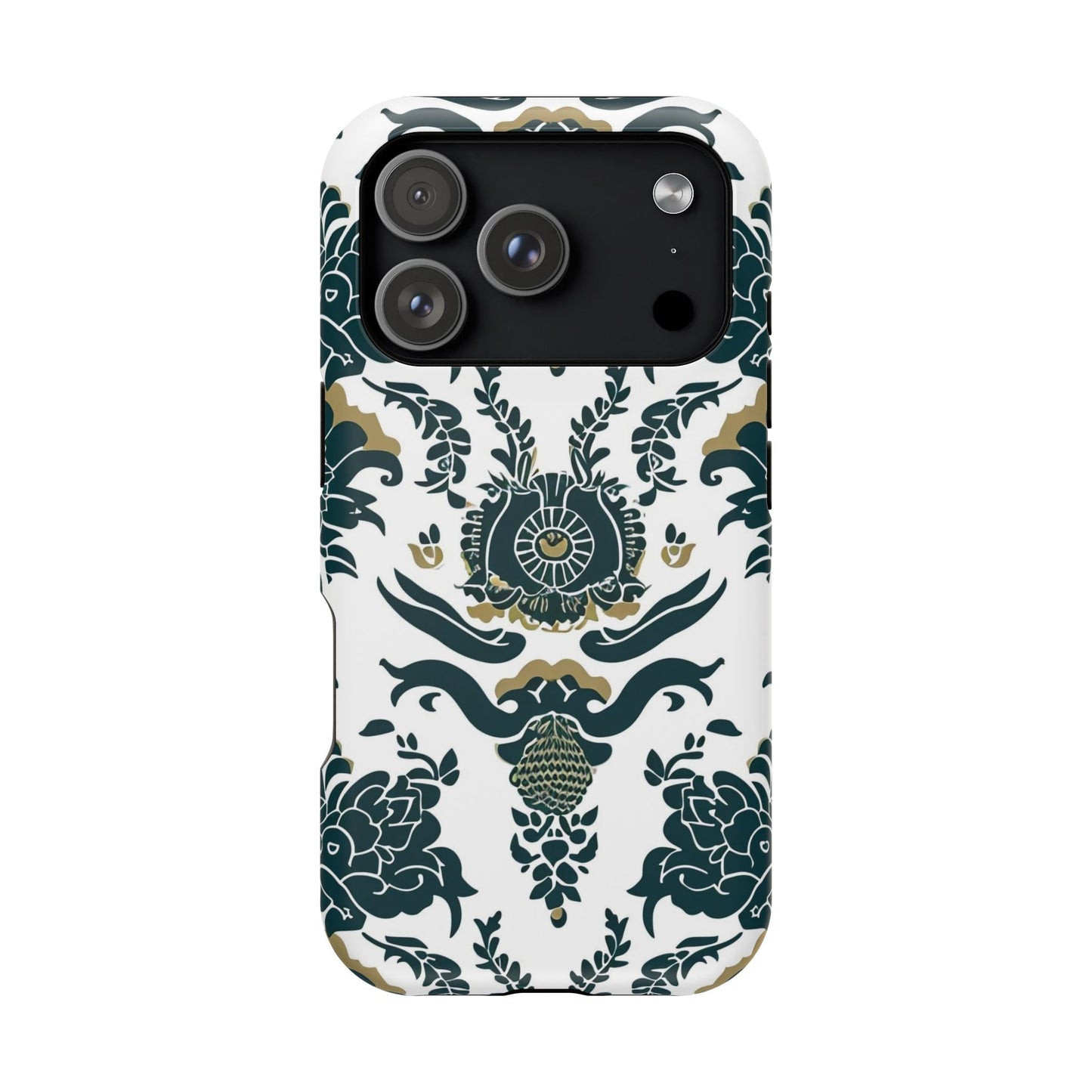 Floral Damask Magnetic Impact - Resistant Phone Case - DIGITAL X