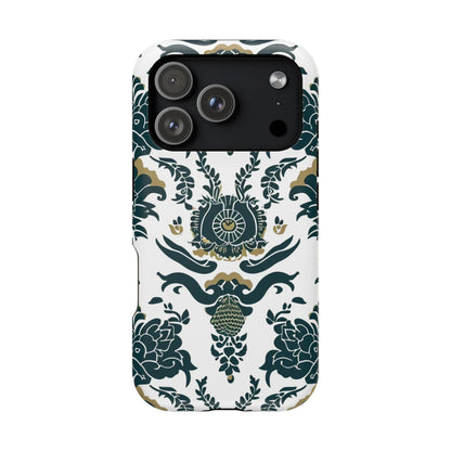 Floral Damask Magnetic Impact - Resistant Phone Case - DIGITAL X