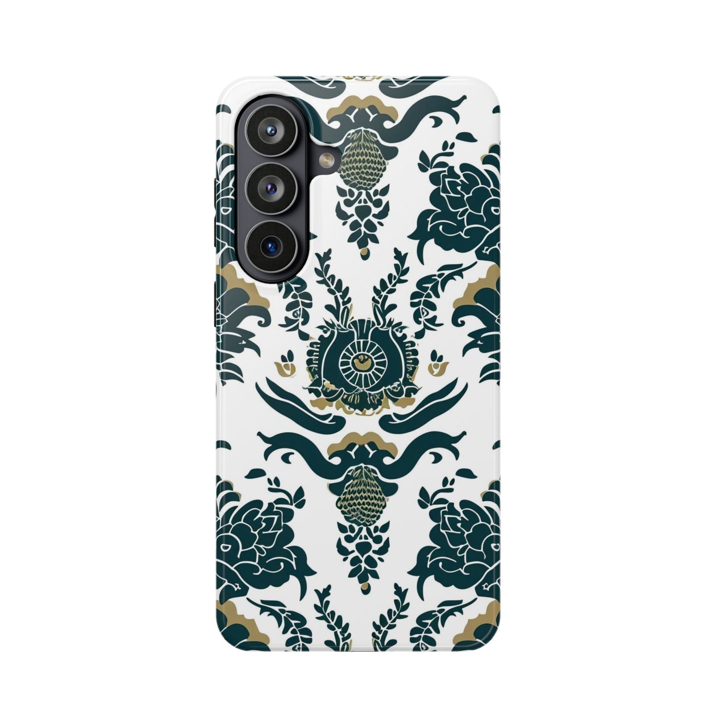 Floral Damask Magnetic Impact - Resistant Phone Case - DIGITAL X