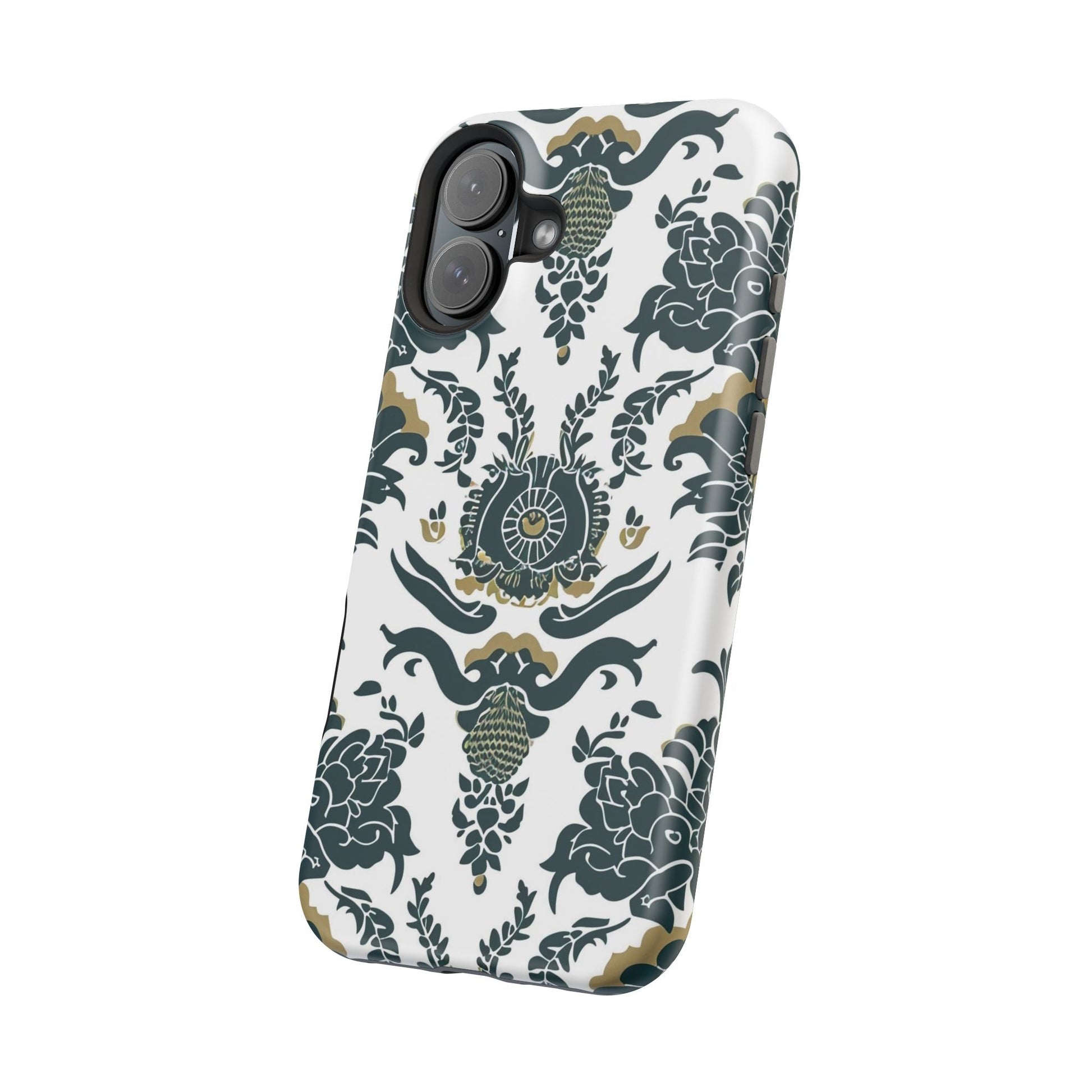 Floral Damask Magnetic Impact - Resistant Phone Case - DIGITAL X
