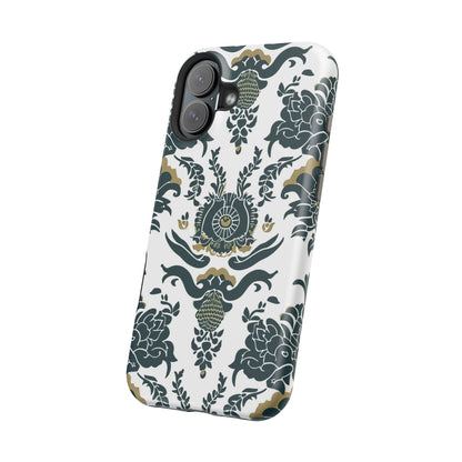 Floral Damask Magnetic Impact - Resistant Phone Case - DIGITAL X