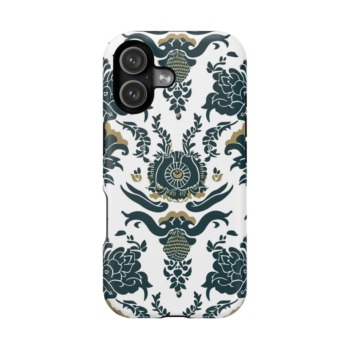 Floral Damask Magnetic Impact - Resistant Phone Case - DIGITAL X