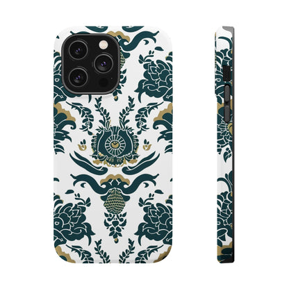 Floral Damask Magnetic Impact - Resistant Phone Case - DIGITAL X
