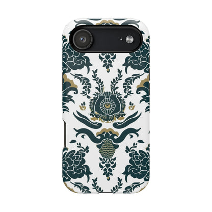 Floral Damask Magnetic Impact - Resistant Phone Case - DIGITAL X