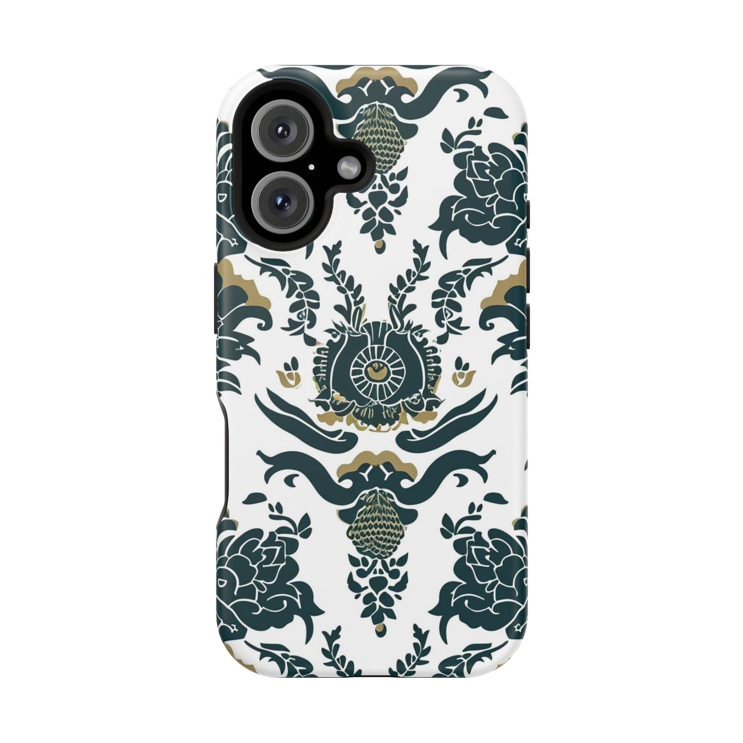 Floral Damask Magnetic Impact - Resistant Phone Case - DIGITAL X