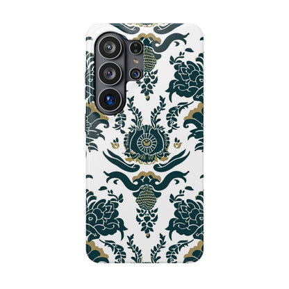 Floral Damask Magnetic Impact - Resistant Phone Case - DIGITAL X