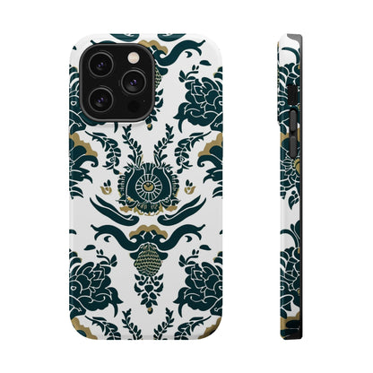 Floral Damask Magnetic Impact - Resistant Phone Case - DIGITAL X