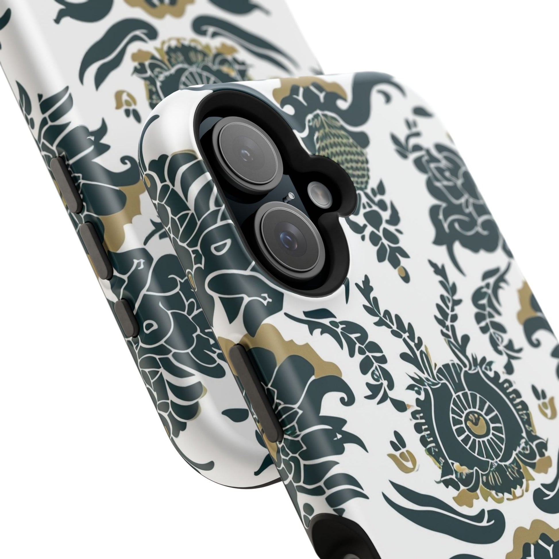Floral Damask Magnetic Impact - Resistant Phone Case - DIGITAL X