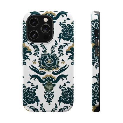 Floral Damask Magnetic Impact - Resistant Phone Case - DIGITAL X