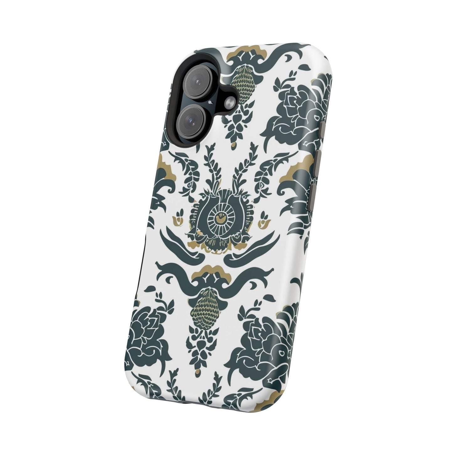 Floral Damask Magnetic Impact - Resistant Phone Case - DIGITAL X