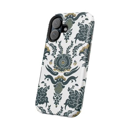 Floral Damask Magnetic Impact - Resistant Phone Case - DIGITAL X