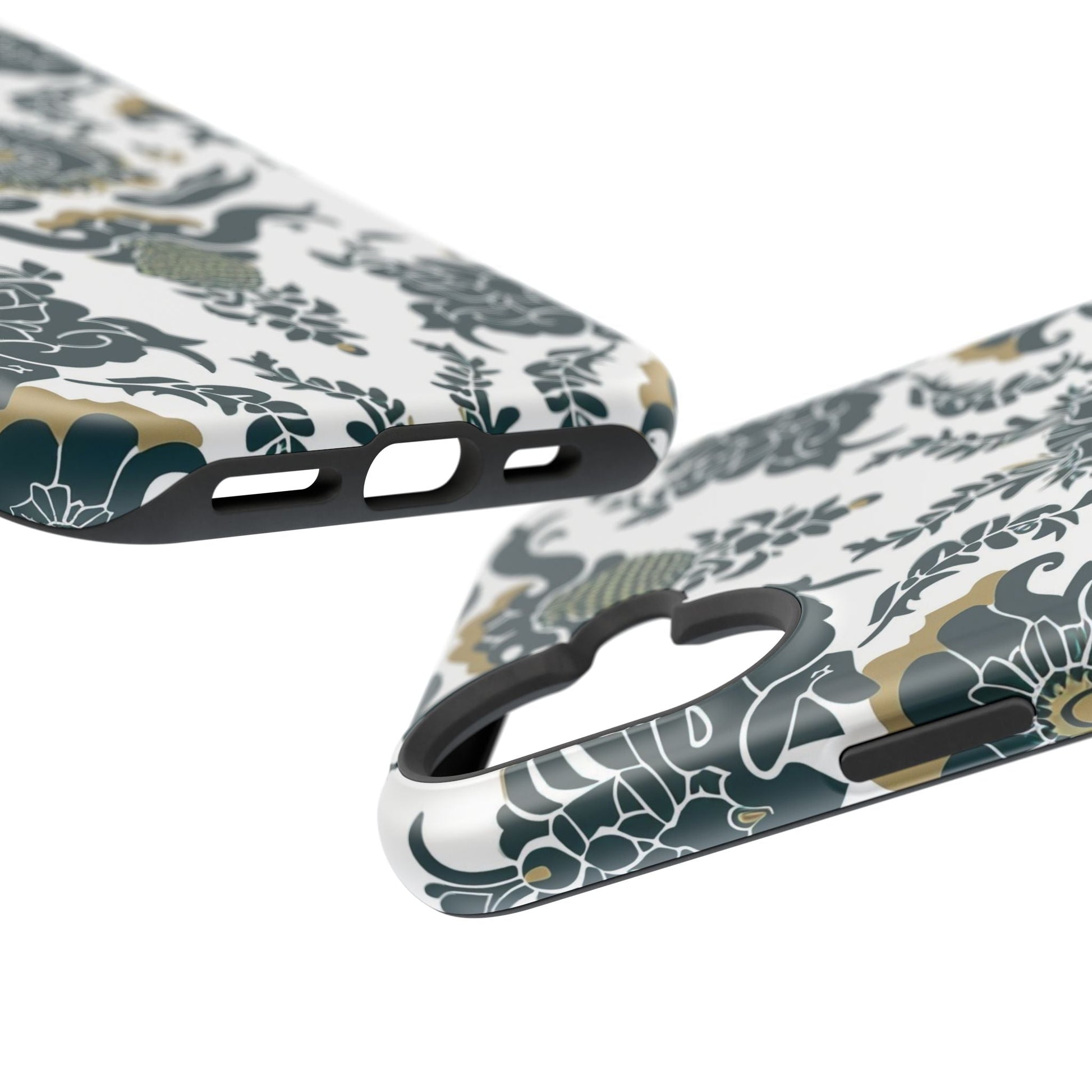 Floral Damask Magnetic Impact - Resistant Phone Case - DIGITAL X