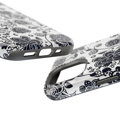 Floral Doodle Magnetic Impact - Resistant Phone Case - DIGITAL X