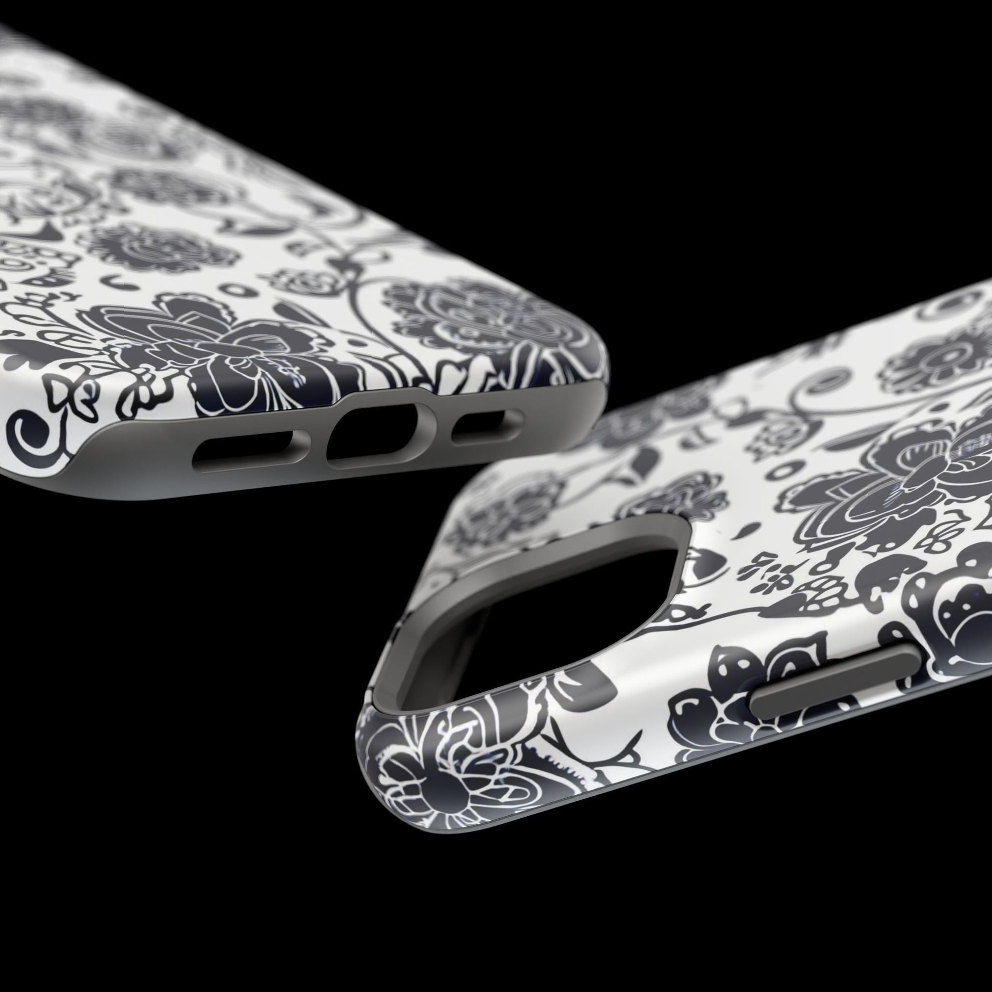 Floral Doodle Magnetic Impact - Resistant Phone Case - DIGITAL X