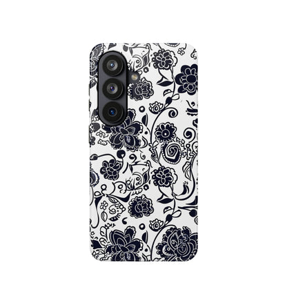 Floral Doodle Magnetic Impact - Resistant Phone Case - DIGITAL X