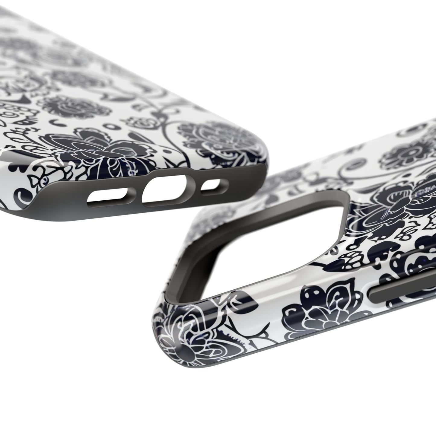 Floral Doodle Magnetic Impact - Resistant Phone Case - DIGITAL X