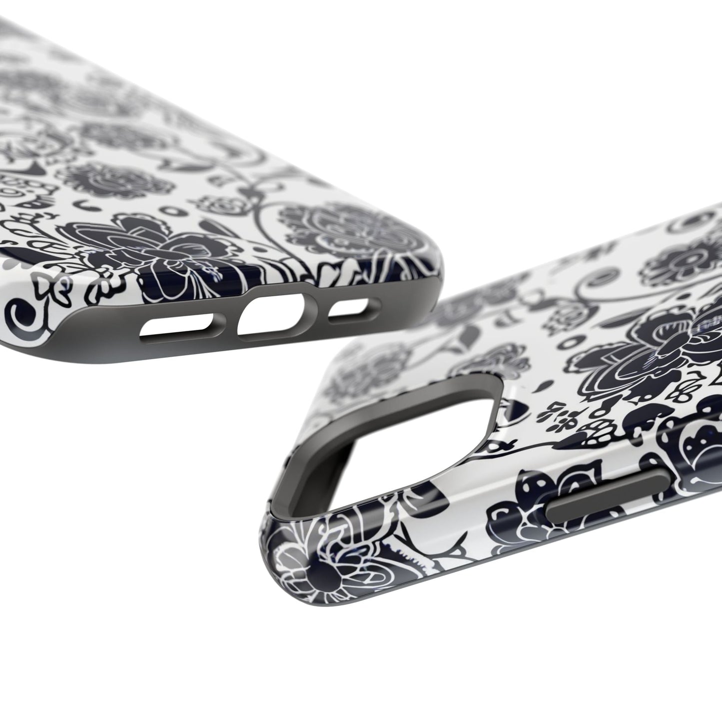Floral Doodle Magnetic Impact - Resistant Phone Case - DIGITAL X