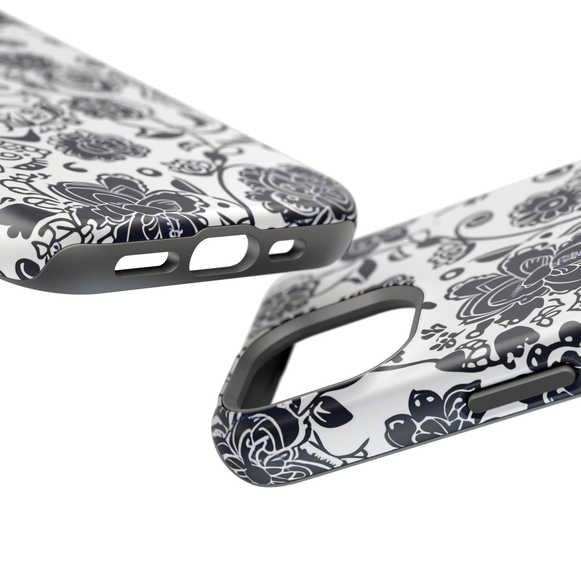 Floral Doodle Magnetic Impact - Resistant Phone Case - DIGITAL X