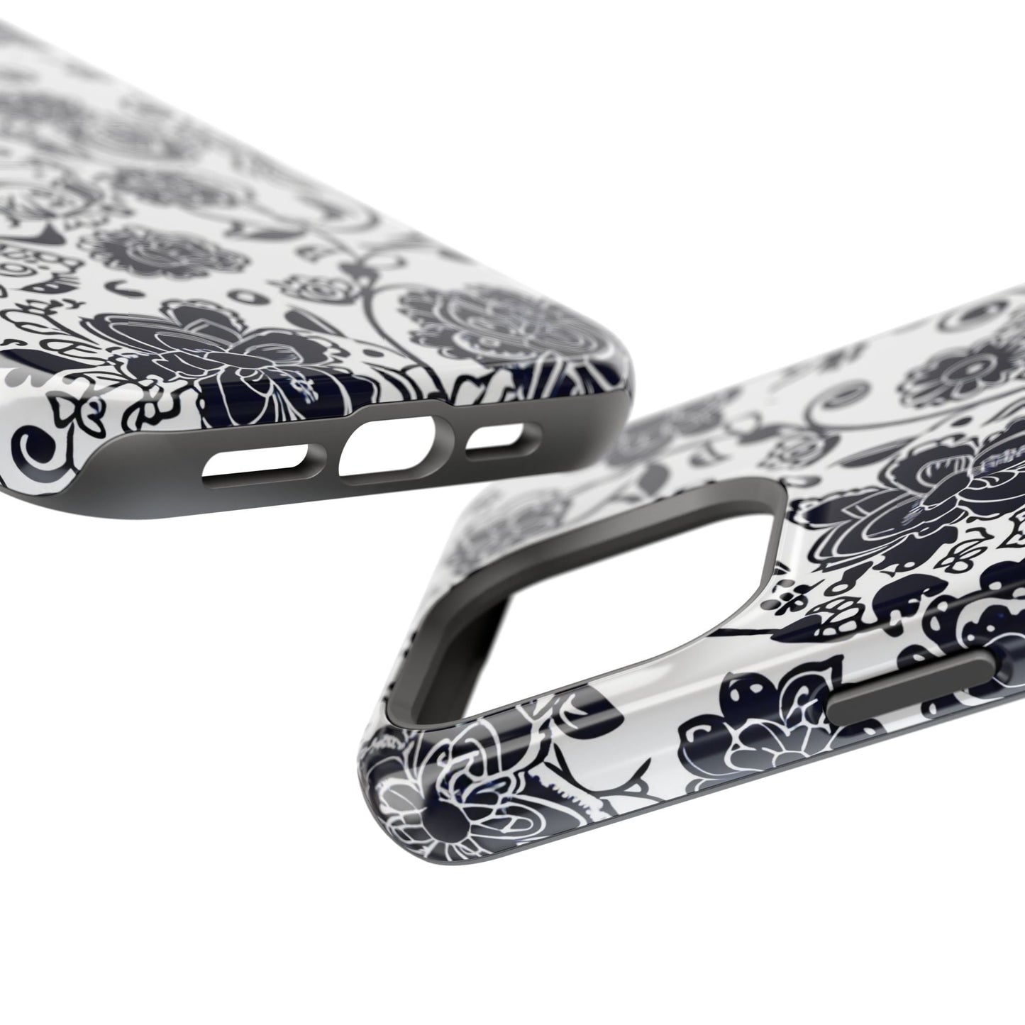 Floral Doodle Magnetic Impact - Resistant Phone Case - DIGITAL X