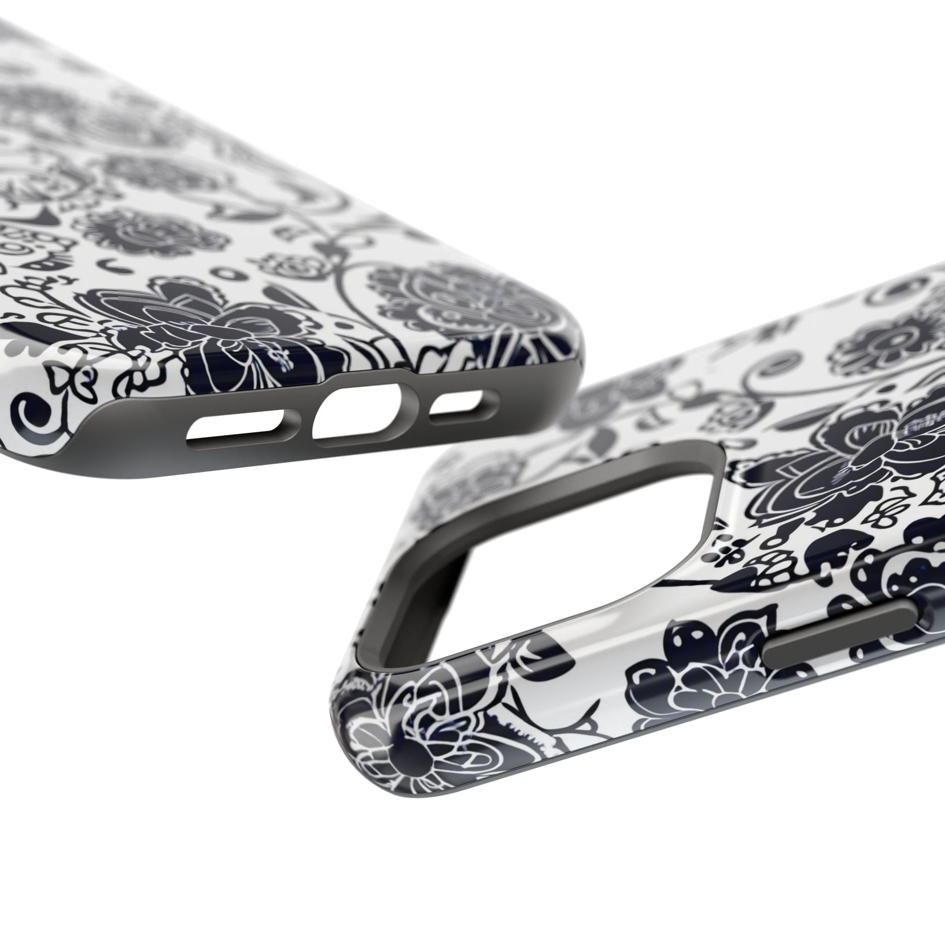 Floral Doodle Magnetic Impact - Resistant Phone Case - DIGITAL X
