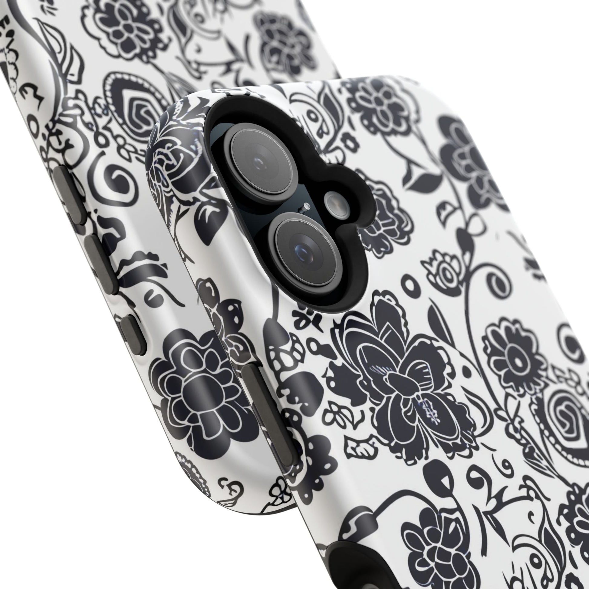 Floral Doodle Magnetic Impact - Resistant Phone Case - DIGITAL X
