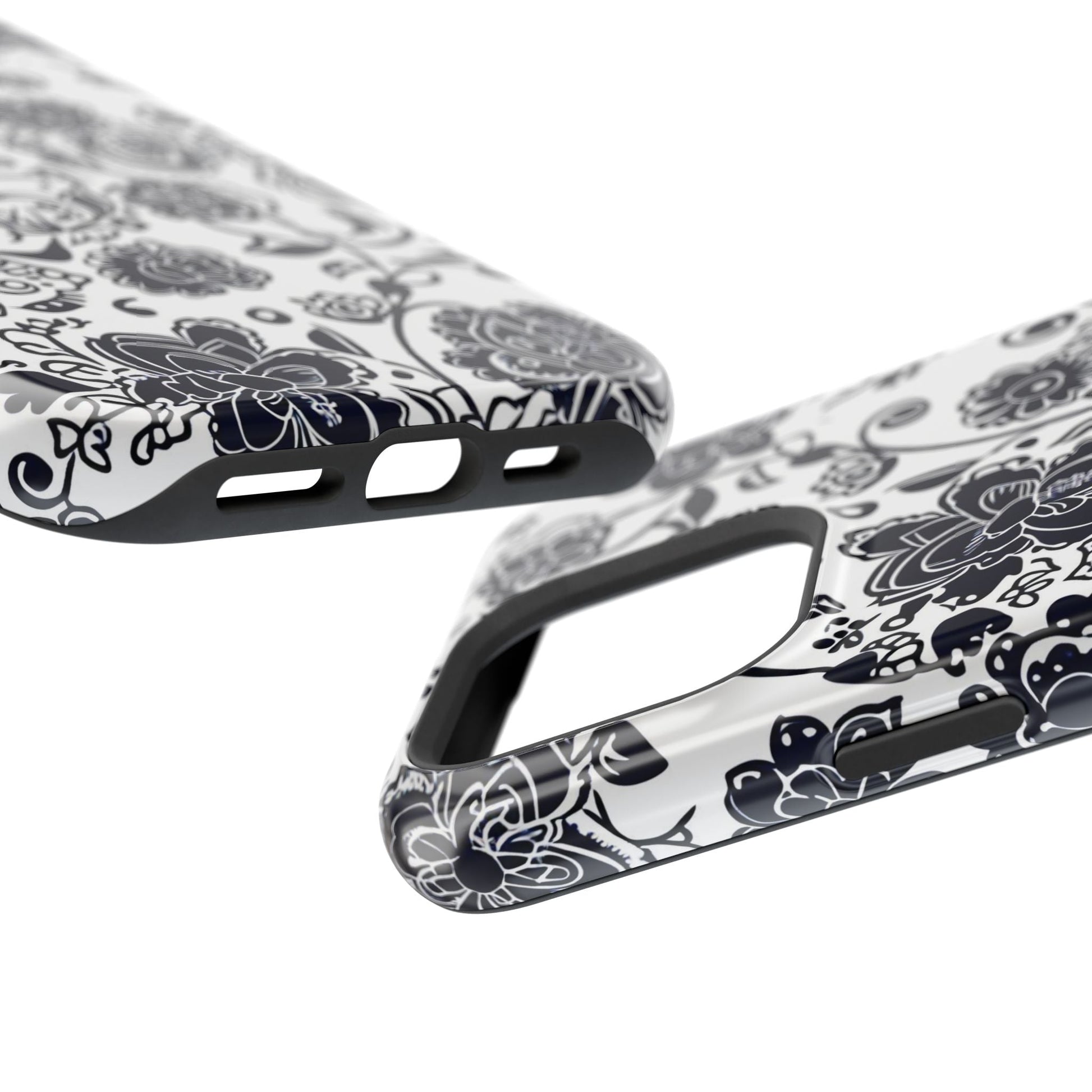 Floral Doodle Magnetic Impact - Resistant Phone Case - DIGITAL X
