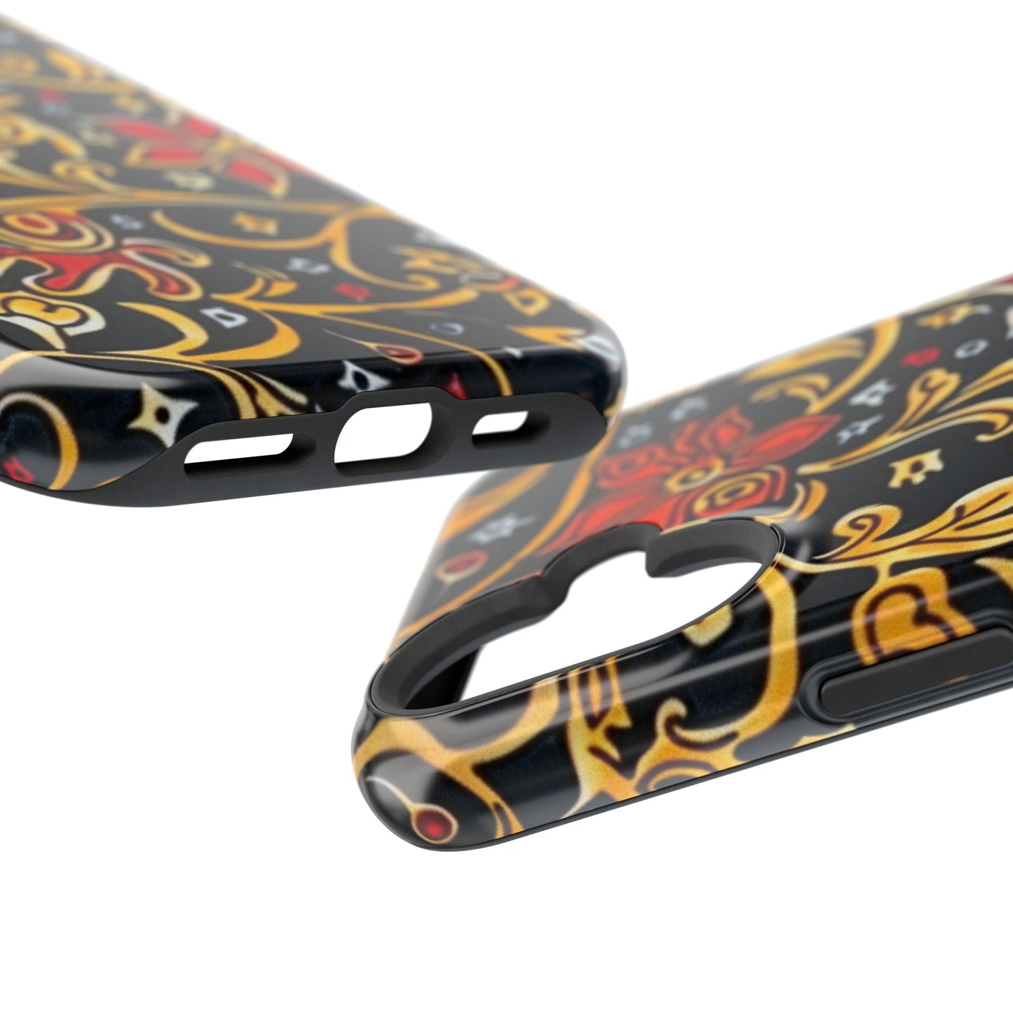 Floral Filigree Magnetic Impact Phone Case - DIGITAL X