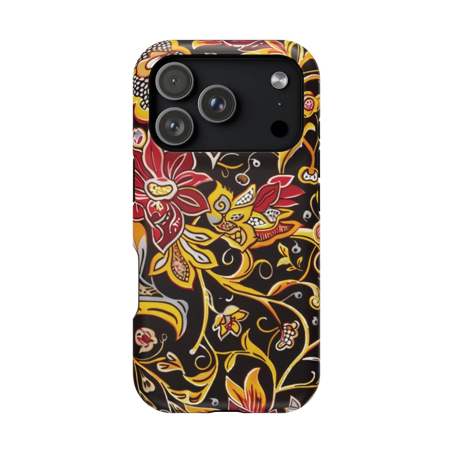 Floral Filigree Magnetic Impact Phone Case - DIGITAL X