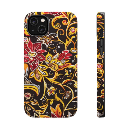 Floral Filigree Magnetic Impact Phone Case - DIGITAL X