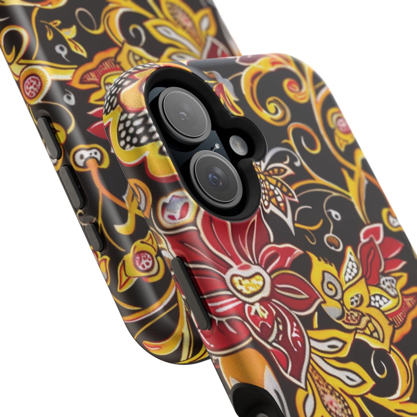 Floral Filigree Magnetic Impact Phone Case - DIGITAL X